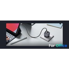 Ugreen Nexode Pro 30W Gan Hızlı Şarj Cihazı Type-C Qc Pd 1xUsb-C Uzay Grisi - 35006