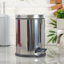 Evidea Bath Soft Close Çöp Kovası - Gri - 5 Lt