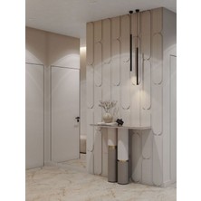 Alaçatı Duvar Paneli (6 Adet) Dekoratif, Duvar Çıtası, Ahşap Duvar Paneli, Boyanabilir, Ham, Mdf