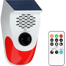 Powermaster PM-26240 Kumandalı Solar Sesli Işıklı 120DB Alarm Sistemi