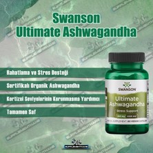 Swanson Ultimate KSM66 Ashwagan*dha 60 Vegan Capsules