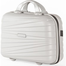 Nishev Gri Makyaj Çantası Darbelere Karşı Yüksek Koruma Yerli Üretim