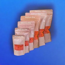 Konak Ambalaj Kraft Pencereli Doypack Tanışma , Deneme , Numune Paketi