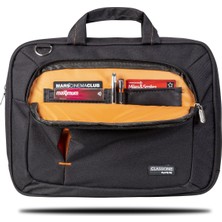 Classone UL160 15,6 inç Laptop Çantası Notebook Çantası El Çantası-Siyah