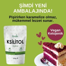 Fibrelle Ksilitol Bazlı Sofralık Tatlandırıcı 250 Gr. Ketojenik Diyete Uygundur