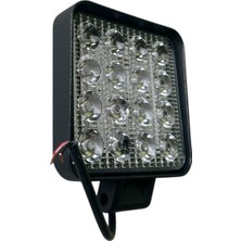 16 Ledli 12\24 Uyumlu Metal Kasa Çalışma Lambası 28 mm