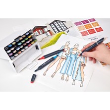 Carioca Plus Sketch Marker Çift Taraflı Çizim Kalemi 32 Renk