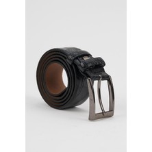 Alexander Gardi Alexandergardi Erkek Doku Detaylı  Deri Kemer (E24-KEMER-23-ERK)