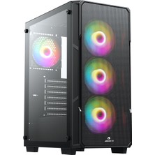 GameBooster X1 Ryzen 5 3600 32GB RAM 512GB SSD RX580 8gb 23.6'' 75HZ Curved Oyuncu Masaüstü Bilgisayar
