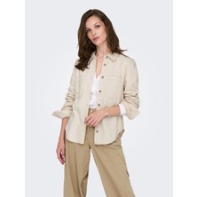 Only Kadın  Pamuk Slim Fit Kot Gömlek - 15338783