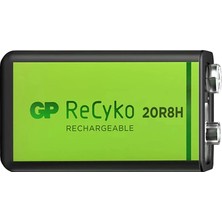 Gp Recyko 9 Volt 200 Mah Nı-Mh Şarjlı Pil GP20R8H-2E1-(GPRHV208R075) (4172)