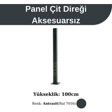 Telfence Panel Çit Direği Profil Direk Antrasit