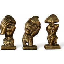 Biblo Dekoratif Obje Heykel Biblo Dekoratif Süs Eşyası Siyah Model 31