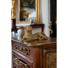 Biblo Dekoratif Heykel Leopar Biblosu Siyah Model 38