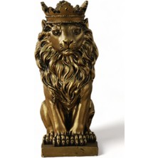 Biblo Dekoratif Obje Heykel Biblo Dekoratif Süs Eşyası Altın Eskitme Model 34