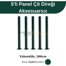 Telfence Panel Çit Direği 200 cm (5 Adet)