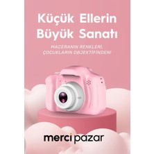 Çocuk Kamerası Dijital Fotoğraf Makinesi Mini 1080P Hd Kamera (16 gb) Hafıza Kart Hediyeli