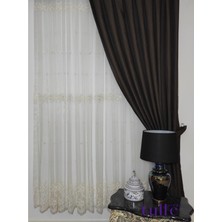 Ahenk Etek Serpme Nakış Tül