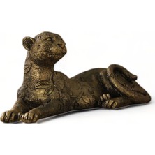 Biblo Dekoratif Obje Heykel Biblo Dekoratif Süs Eşyası Altın Model 38