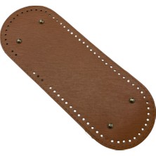 Elegantshop Deri Çanta Tabanı 12*31,5 Rivetli Oval Dikdörtgen