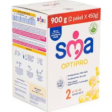 Sma Optıpro 2 900 gr 6-12 Ay Devam Sütü Fos Gos B.lactıs (2X450GR)