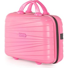 Nishev Pembe Makyaj Çantası Darbelere Karşı Yüksek Koruma Yerli Üretim