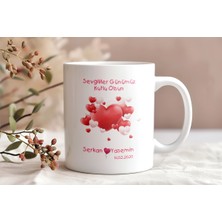 Dekormas Sevgililer Gününe Özel Tasarımlı Özel Kupa Bardak Sevgiliye Hediye