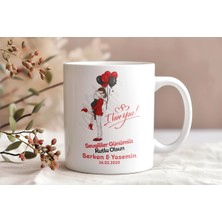 Dekormas Sevgililer Gününe Özel Tasarımlı Özel Kupa Bardak Sevgiliye Hediye