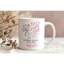 Dekormas Sevgililer Gününe Özel Tasarımlı Özel Kupa Bardak Sevgiliye Hediye