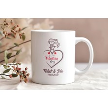 Dekormas Sevgililer Gününe Özel Tasarımlı Özel Kupa Bardak Sevgiliye Hediye