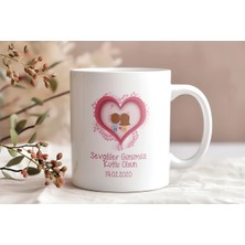 Dekormas Sevgililer Gününe Özel Tasarımlı Özel Kupa Bardak Sevgiliye Hediye