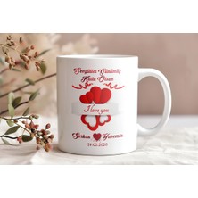 Dekormas Sevgililer Gününe Özel Tasarımlı Özel Kupa Bardak Sevgiliye Hediye