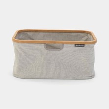 Brabantia Grey Katlanabilir Dikdörtgen Kumaş Çamaşır Sepeti 40 L