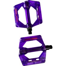 ÖREL Bisiklet Mor FP-812 Platform Pedal Bisiklet Pedalı Renkli Geniş Platform Pedal