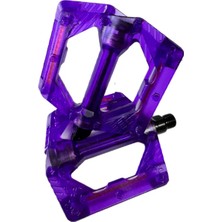 ÖREL Bisiklet Mor FP-812 Platform Pedal Bisiklet Pedalı Renkli Geniş Platform Pedal