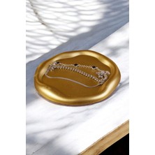 Takı Tabağı Takı Organizeri Takı Makyaj Kozmetik Düzenleyici Gümüş Eskitme Renk Model 17