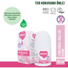 Siveno %100 Doğal Roll-On Kadın Deodorant Bitkisel Leke Bırakmayan Vegan 50 ml