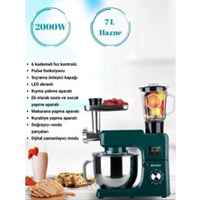 Yasomi Sm 1511BML LED Ekranlı Kıyma Çekme Aparatlı Blender Stand Mikser Mutfak Şefi