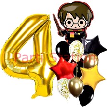 Harry Potter 4 Yaş Balon Set Harry Potter Hogwarts Konsept Doğum Günü Parti Balon Set