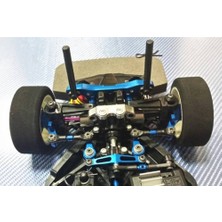 Blueleskyy  3 Adet Direksiyon Bağlantı Çubuğu Servo Çubuk Tamiya Tt-02 TT-02T TT02 TT02T 1/10 Rc Araba Yükseltme Parçaları Aksesuarları, Siyah (Yurt Dışından)