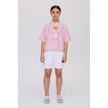 Tyess Bg Store Kız Çocuk Pembe Tshirt