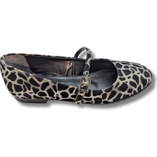 Çiğdem Kundura Flinttide Suni Rugan Kadın Babet - Flinttide - Leopar  - 37