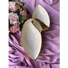 Mikasa Moor Dream Gold Oval Servis Tabağı 2 Bölmeli