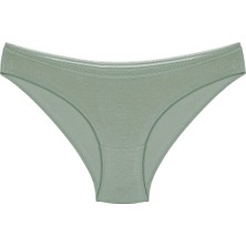 HumaOne 4 Adet Dantel Işlemeli Bikini Külot Mint, Bej, Beyaz, Somon