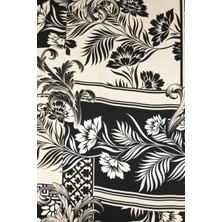 Sardo Kumaş Çiçek Desenli Dijital Baskılı Şifon Saten Kumaş / En 1,50  cm