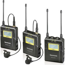 Saramonic Uwmic9 Tx9 + Tx9 Rx9 Kit 2 Uhf Kablosuz Yaka Mikrofonu