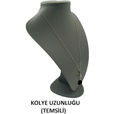 Unisex Gümüş Kaplamalı Zincir Kolye