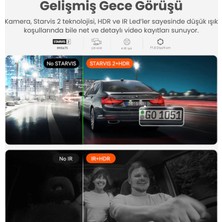 Nexus 2x Çift Yönlü Araç Içi Kamera