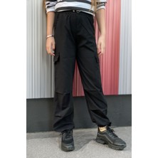 Angelos Girls Kız Çocuk Kargo Cepli Paraşüt Pantolon 12158