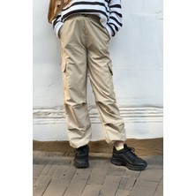 Angelos Girls Kız Çocuk Kargo Cepli Paraşüt Pantolon 12158